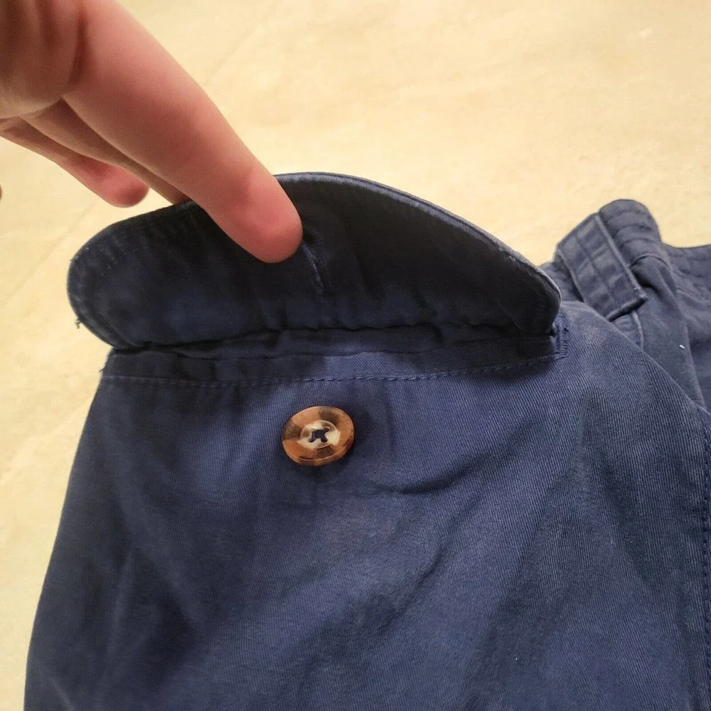 UCLA University Los Angeles California Mens Size 30 Chino‎ Navy Cotton Shorts
